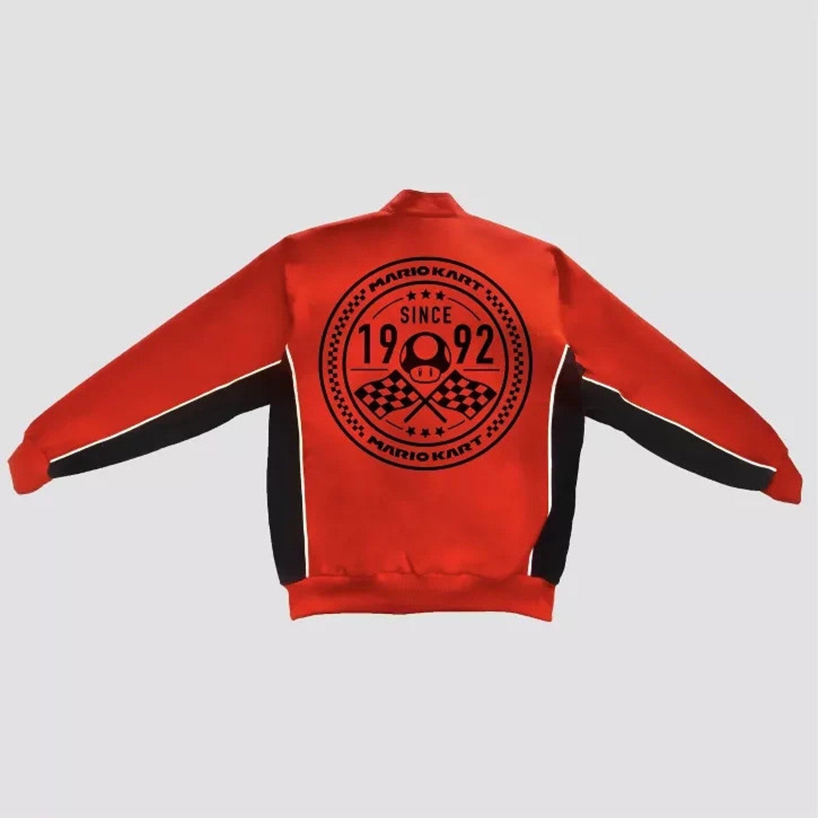 Mario Kart Red Canvas Racing Jacket - Adults Medium - Target Exclusive NWT
