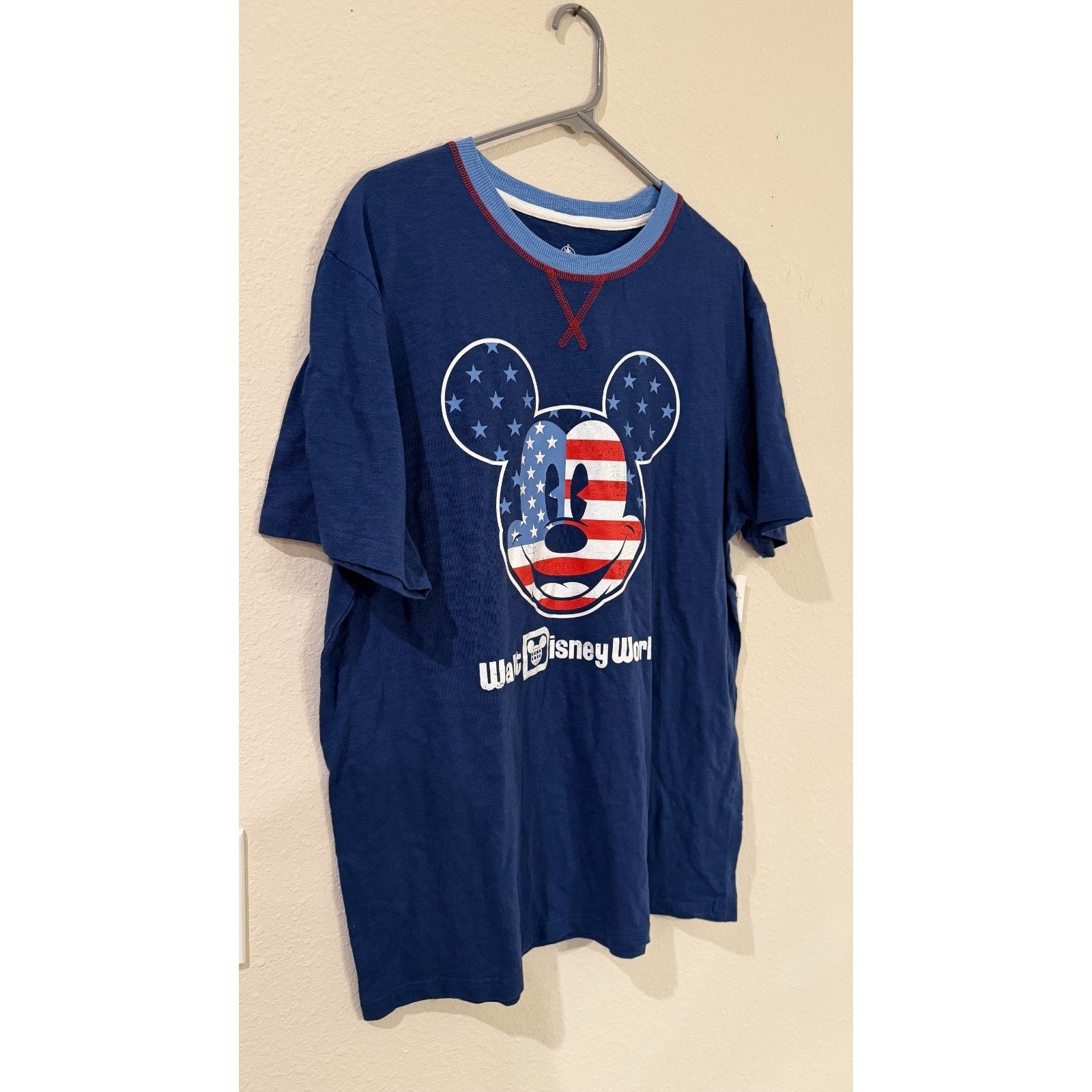 Disney Parks 4th of July Americana Mickey Mouse T-Shirt Large