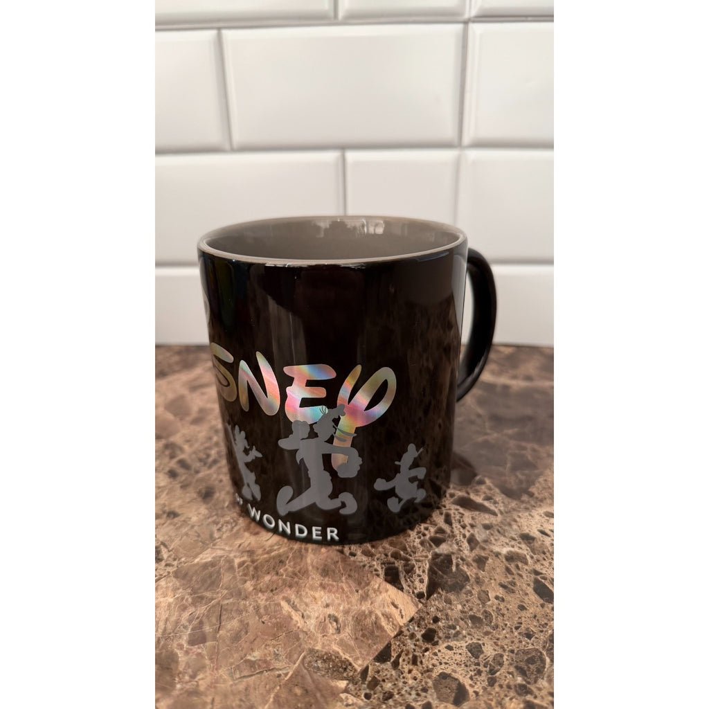 Disney100 Years of Wonder 20oz Black Commemorative Mug