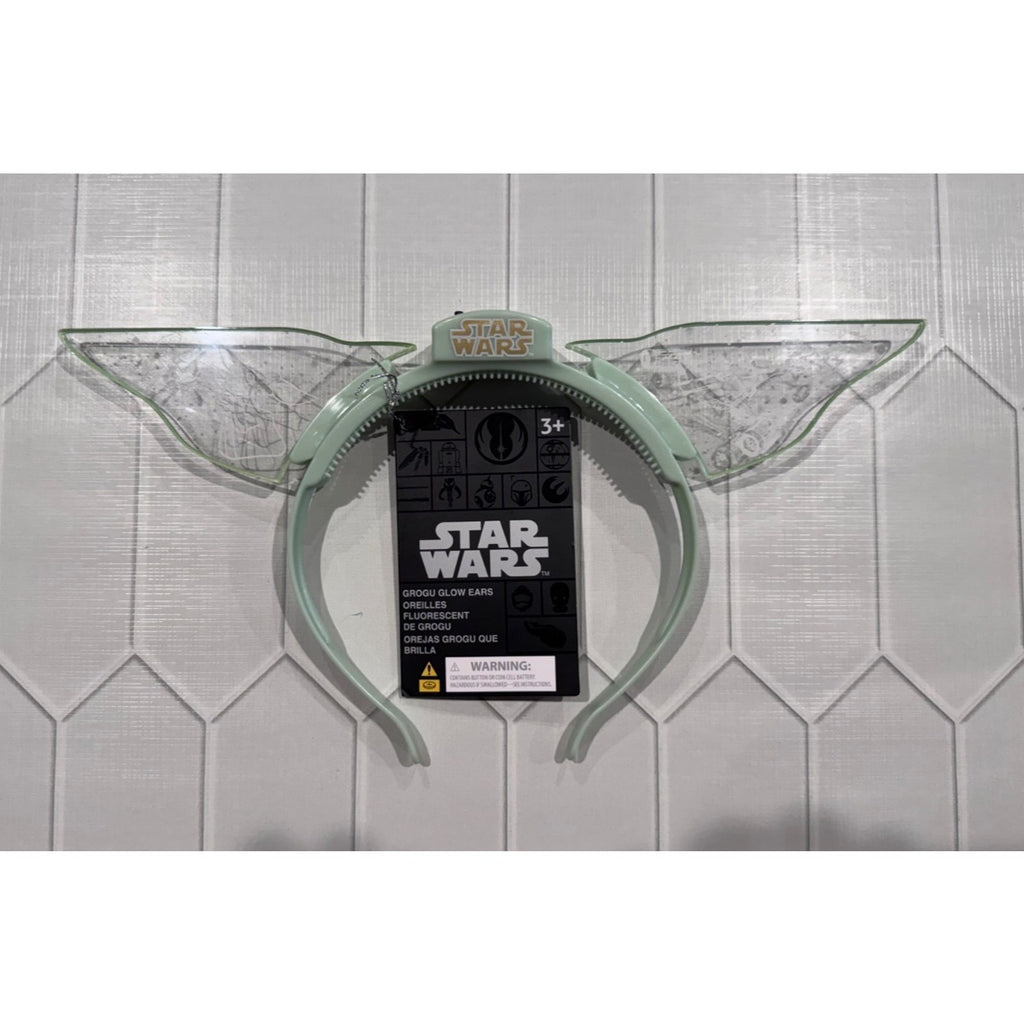 Disney Parks - Grogu Light Up Ears Star Wars The Child Glow Headband NWT