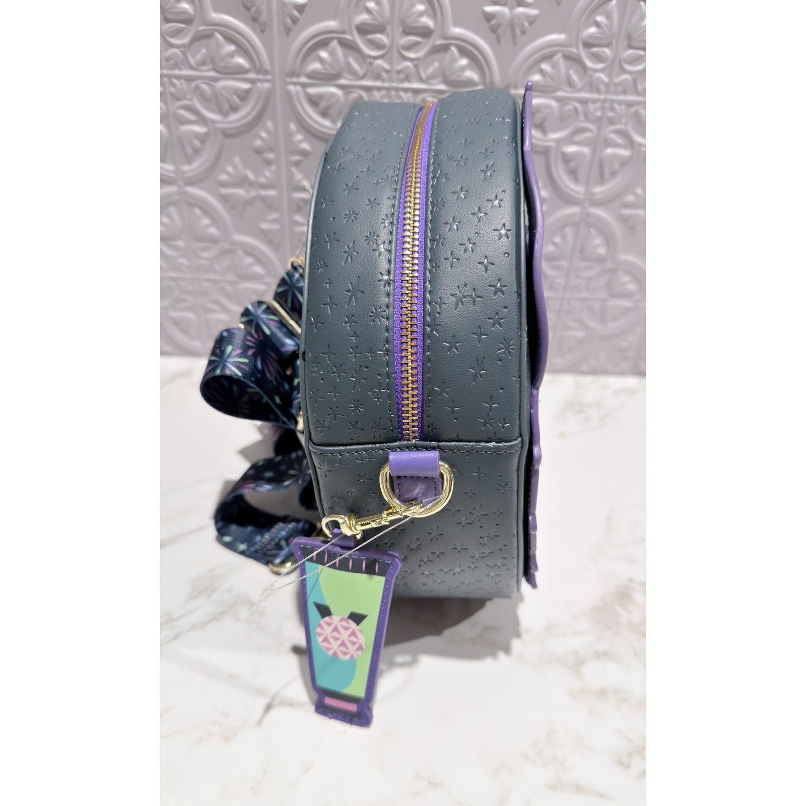 Loungefly Disney Parks Figment EPCOT Festival of the Arts 2026 Bag NWT Crossbody