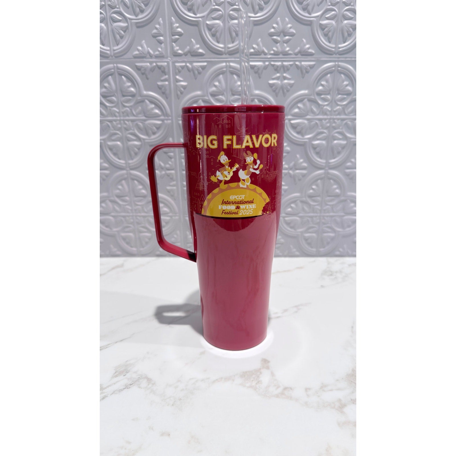 Disney Parks Epcot Food & Wine Festival 2025 Corkcicle Tumbler 24oz NWT