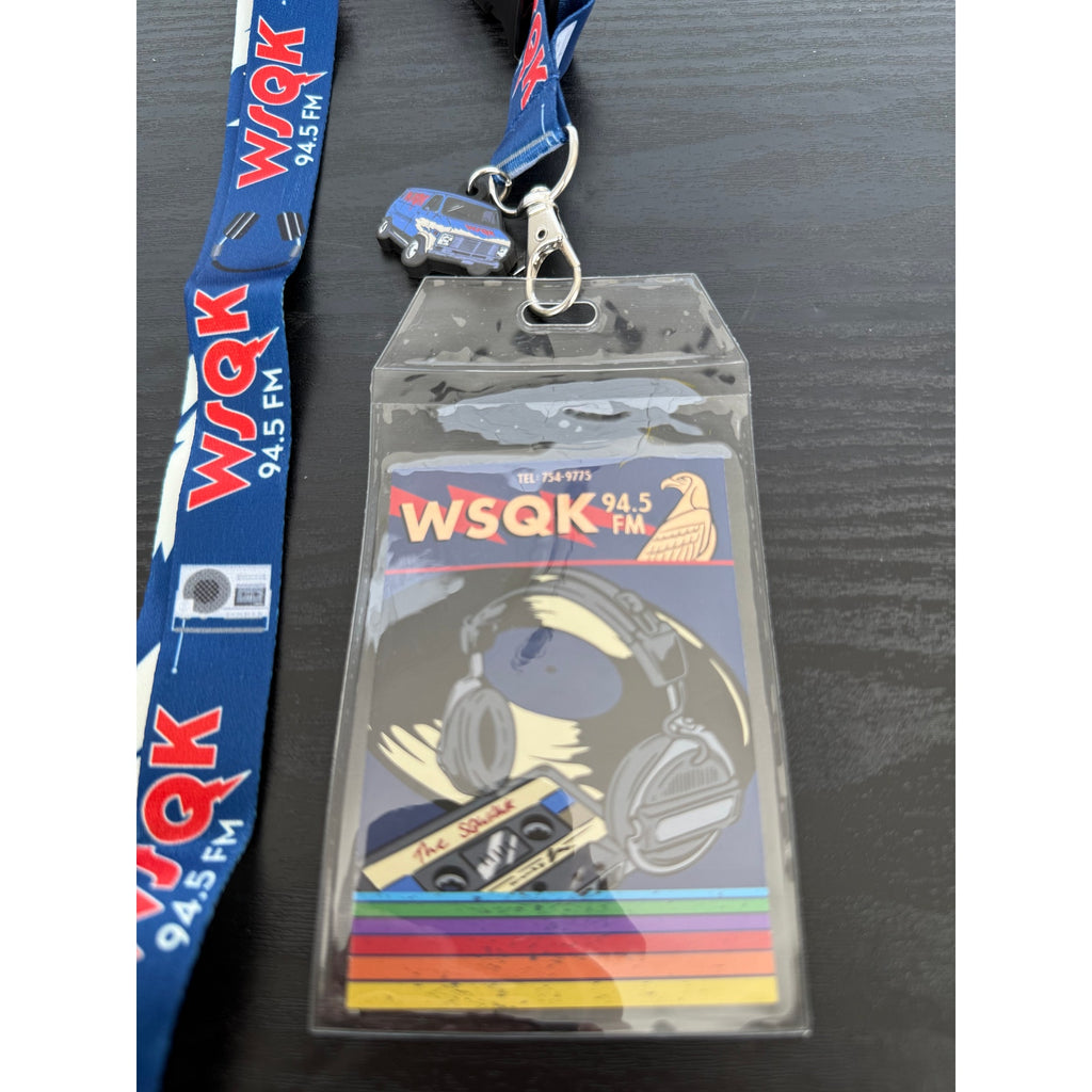 Stranger Things Season 5: WSQK The Eagle Lanyard & ID Sleeve NWT