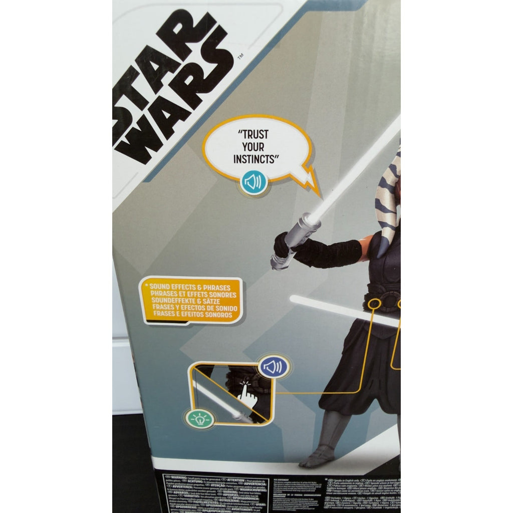 Star Wars Galactic Action Ahsoka Tano 12" Interactive Action Figure - NEW