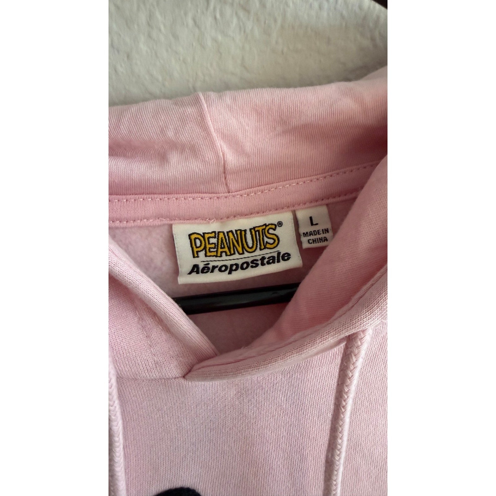NEW Peanuts® Aéropostale Snoopy Pullover Hoodie Adult Large