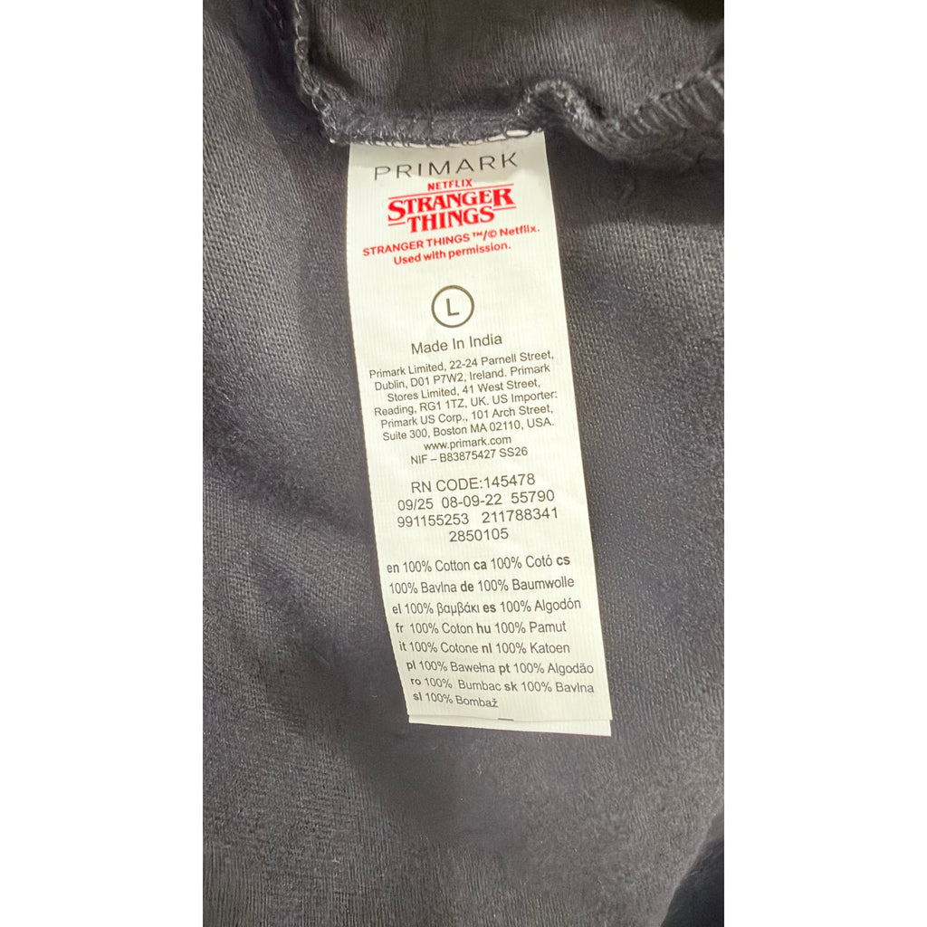 NWT Primark x Netflix Stranger Things x Primark Graphic Tee - Large