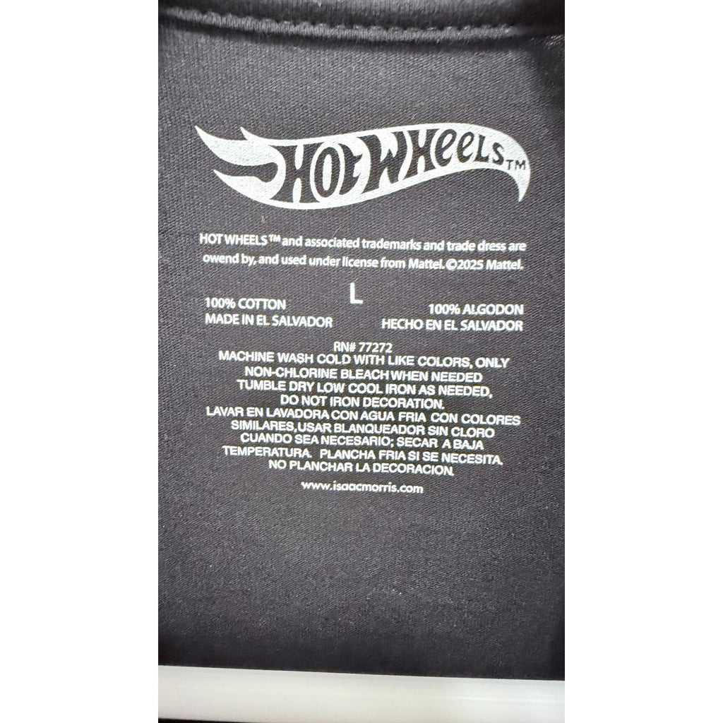 Hot Wheels Legends Tour 2025 Graphic T-Shirt Unisex Large Black NWT