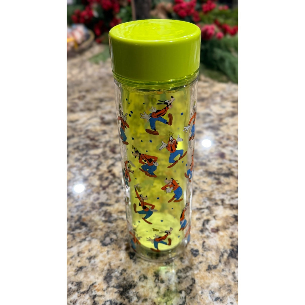 NEW Disney Parks Goofy Lime Green 20oz Water Bottle