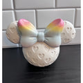 Disney Minnie Mouse Rainbow Bow Pencil Cup Holder - NEW (Damaged Ear)
