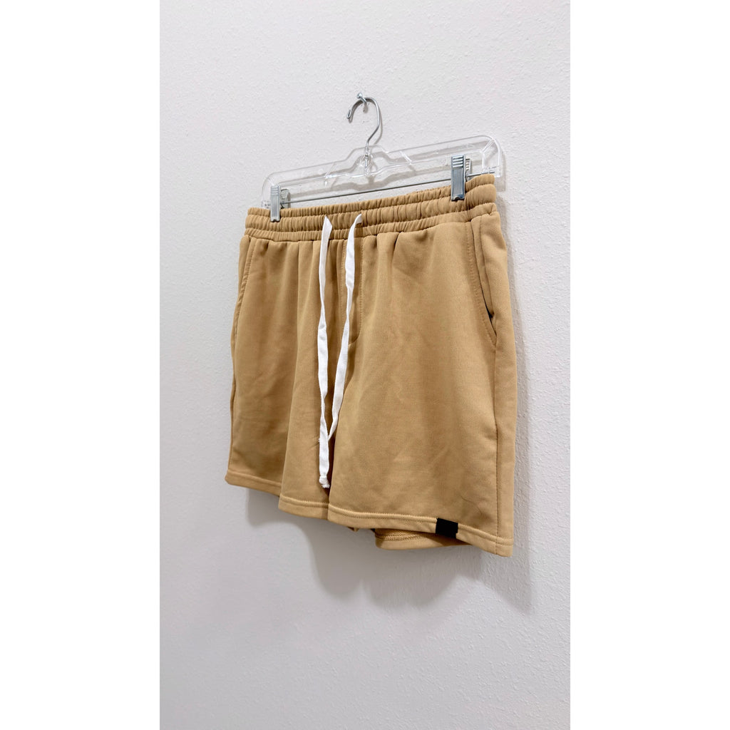 Men's Lounge Shorts – Camel / Tan, Size Large Preowned