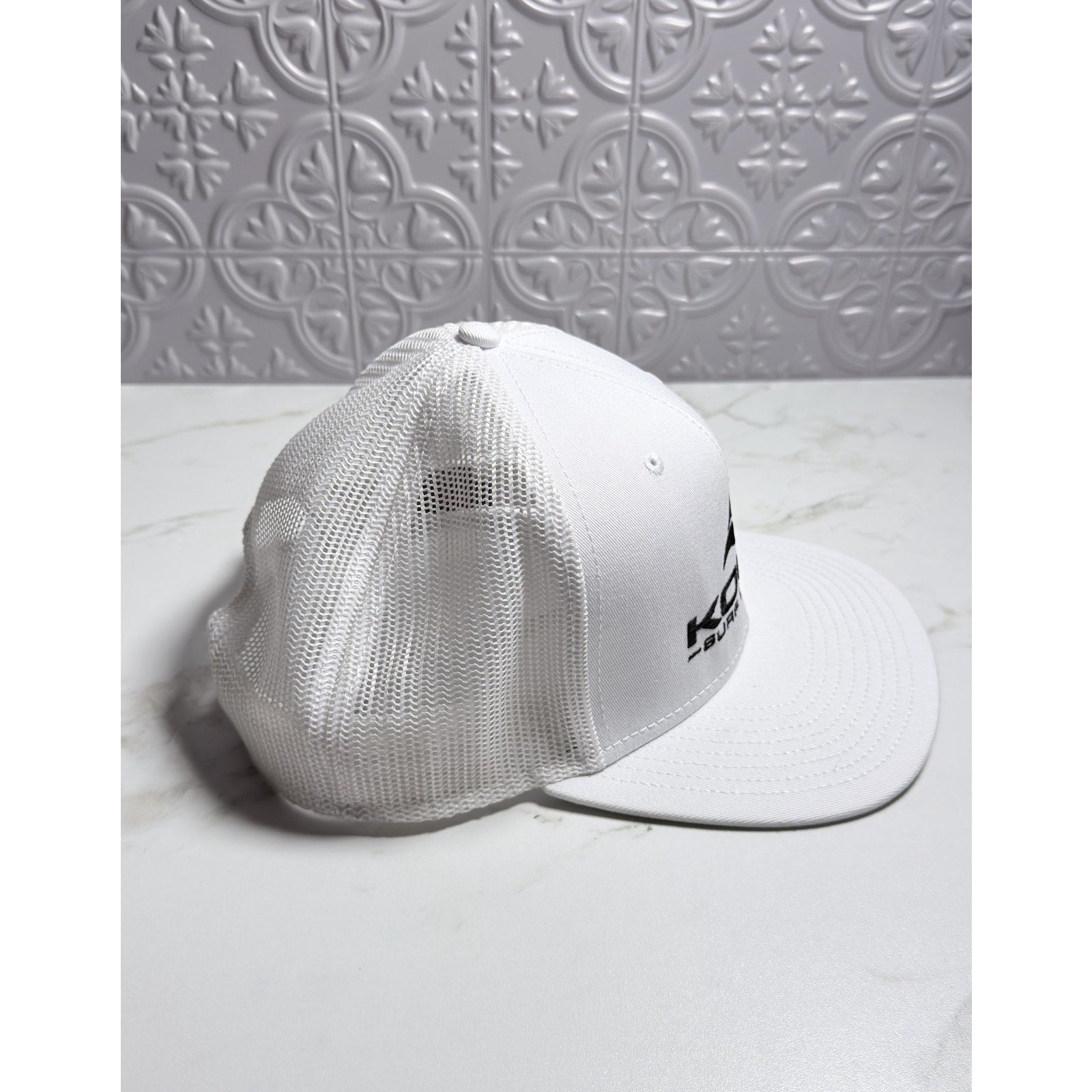 Koloa Surf Classic White Mesh Back Trucker Hat Snapback Adjustable