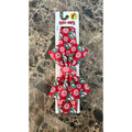 Buc-ee’s Baby Bowtie Headband Christmas Peppermint & Santa NEW