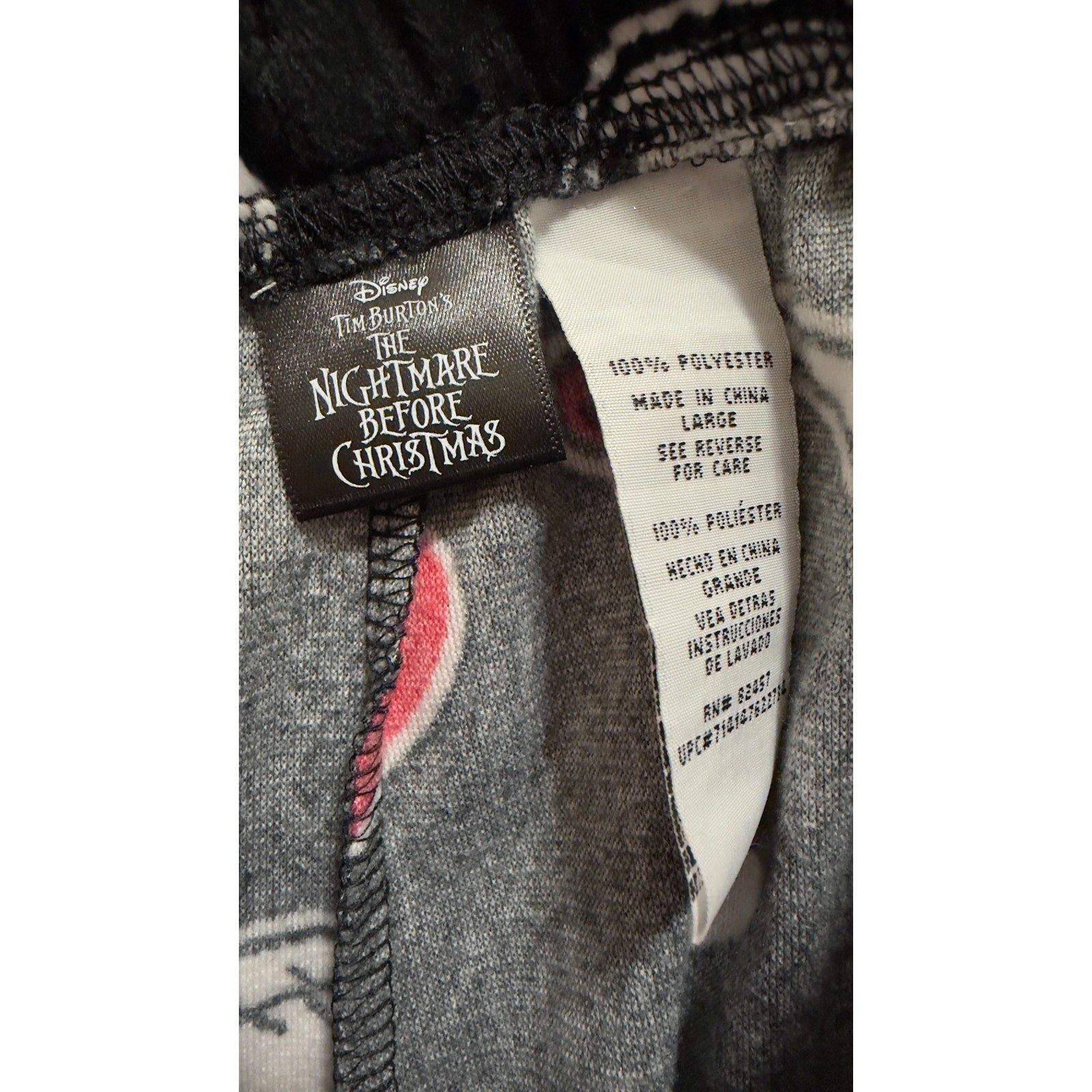 NWT Nightmare Before Christmas Men’s Valentine’s Day Sleep Pants – Large