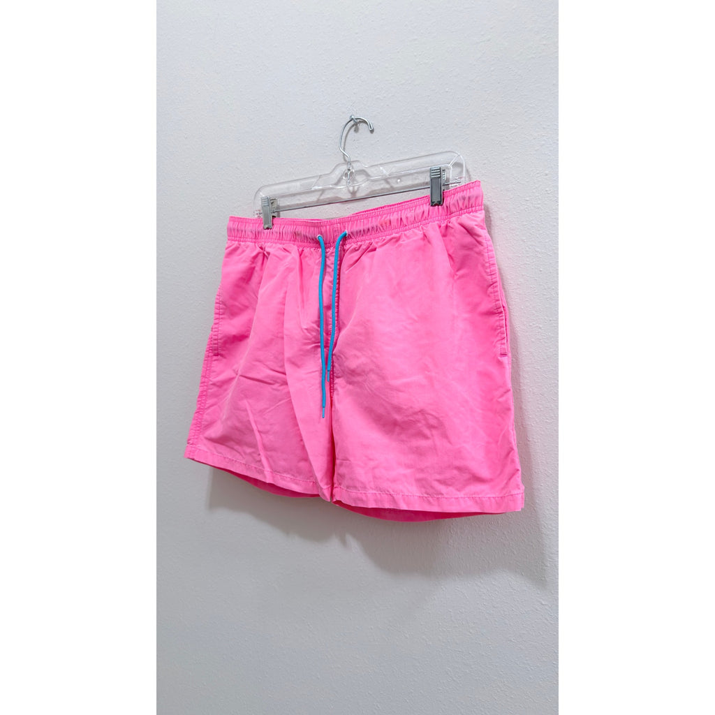 Arizona Jean Co. Men's Solid Pink Swim Trunks – Large Preowned