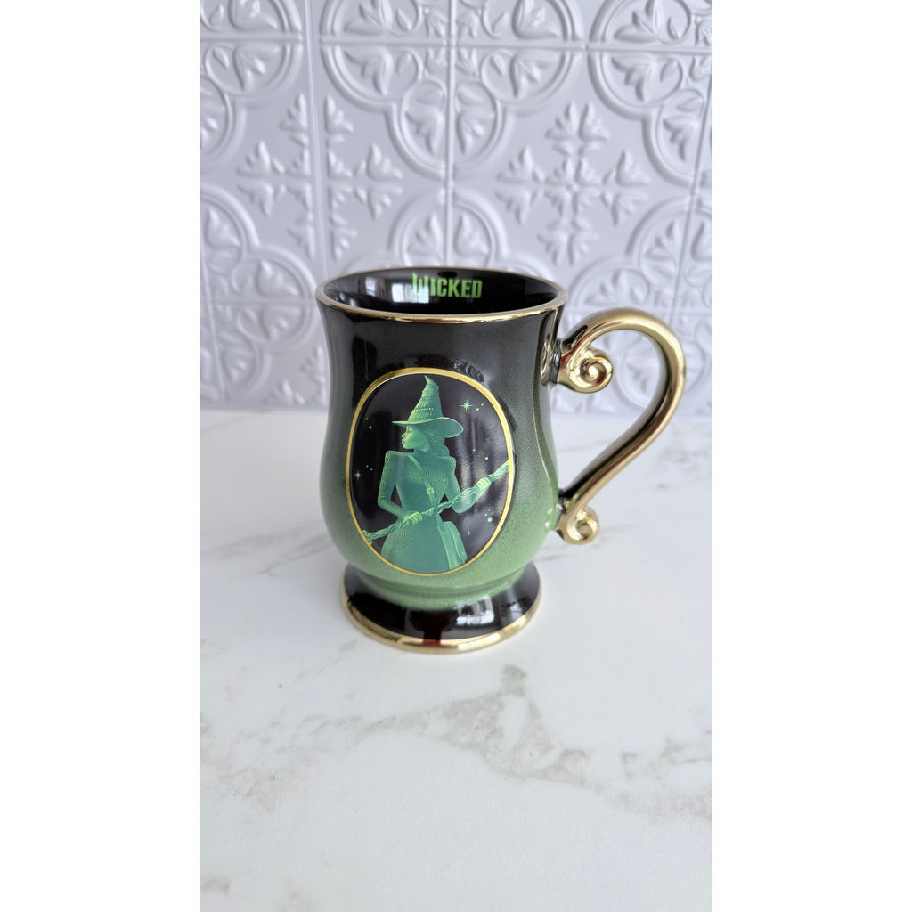 Wicked Movie Defying Gravity Elphaba Ceramic Mug 17.5 oz Silver Buffalo NEW