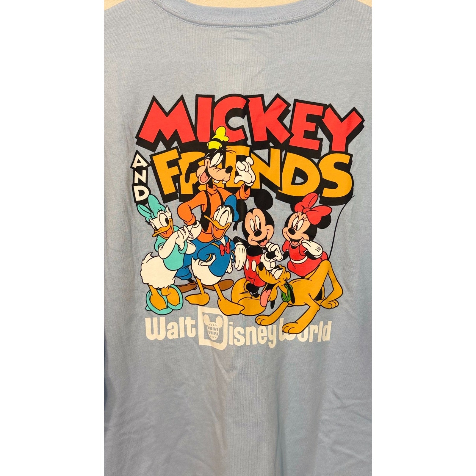 Disney Parks Mickey & Friends Long Sleeve T-Shirt - Adult Size Large