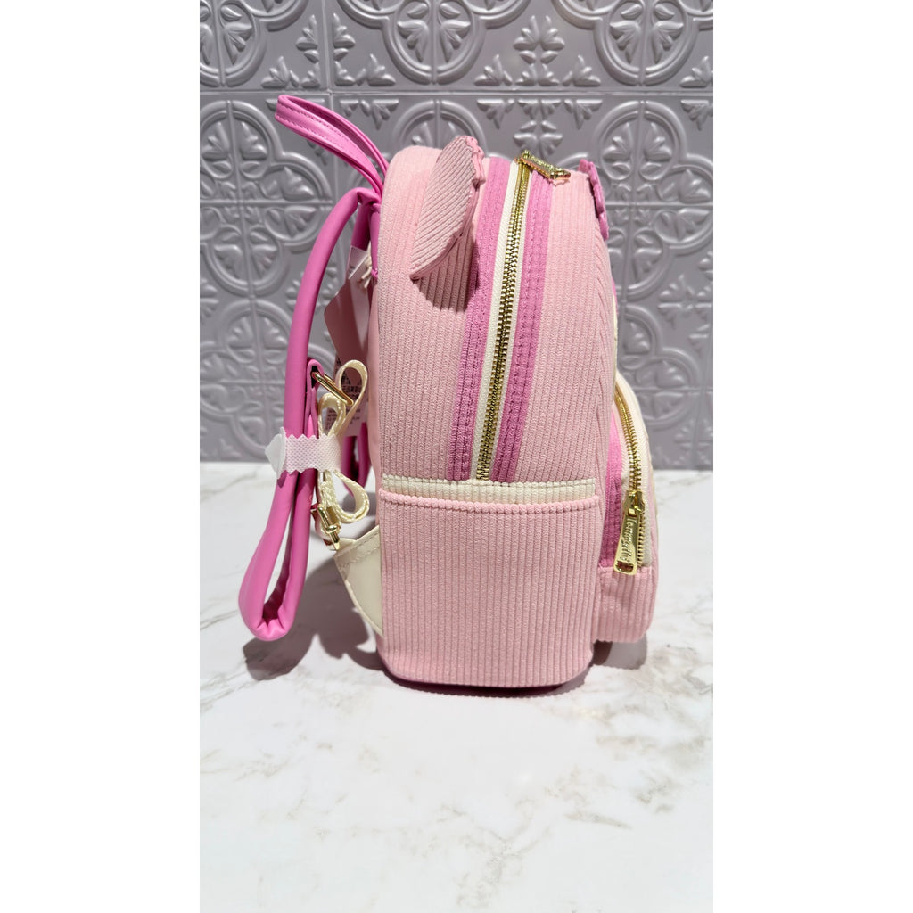 Disney Parks x Loungefly "Toy Story" Pastel Corduroy Lotso Mini Backpack NEW