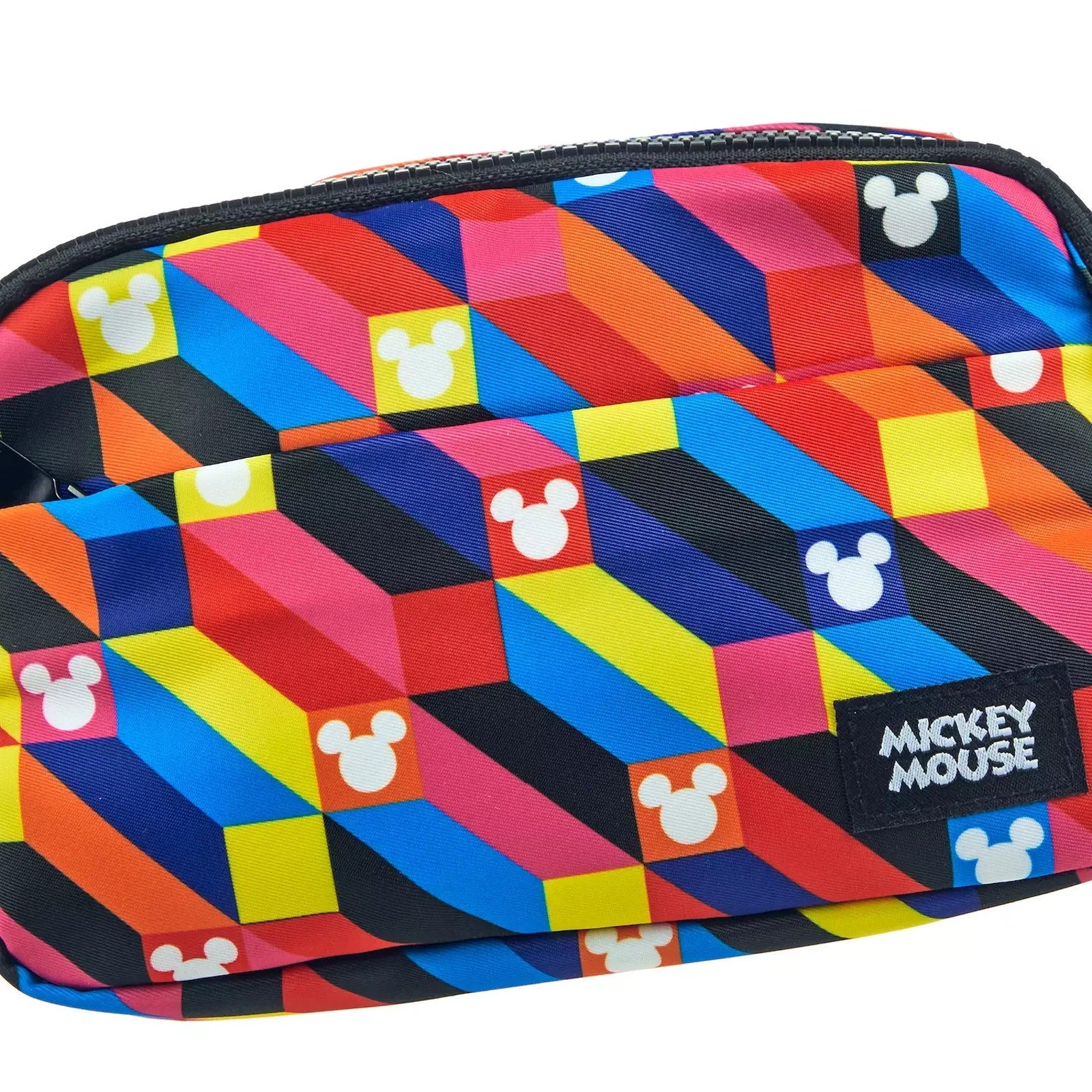 Bioworld Disney Mickey Mouse Cube Abstract Geometric Belt Bag Fanny Pack NWT