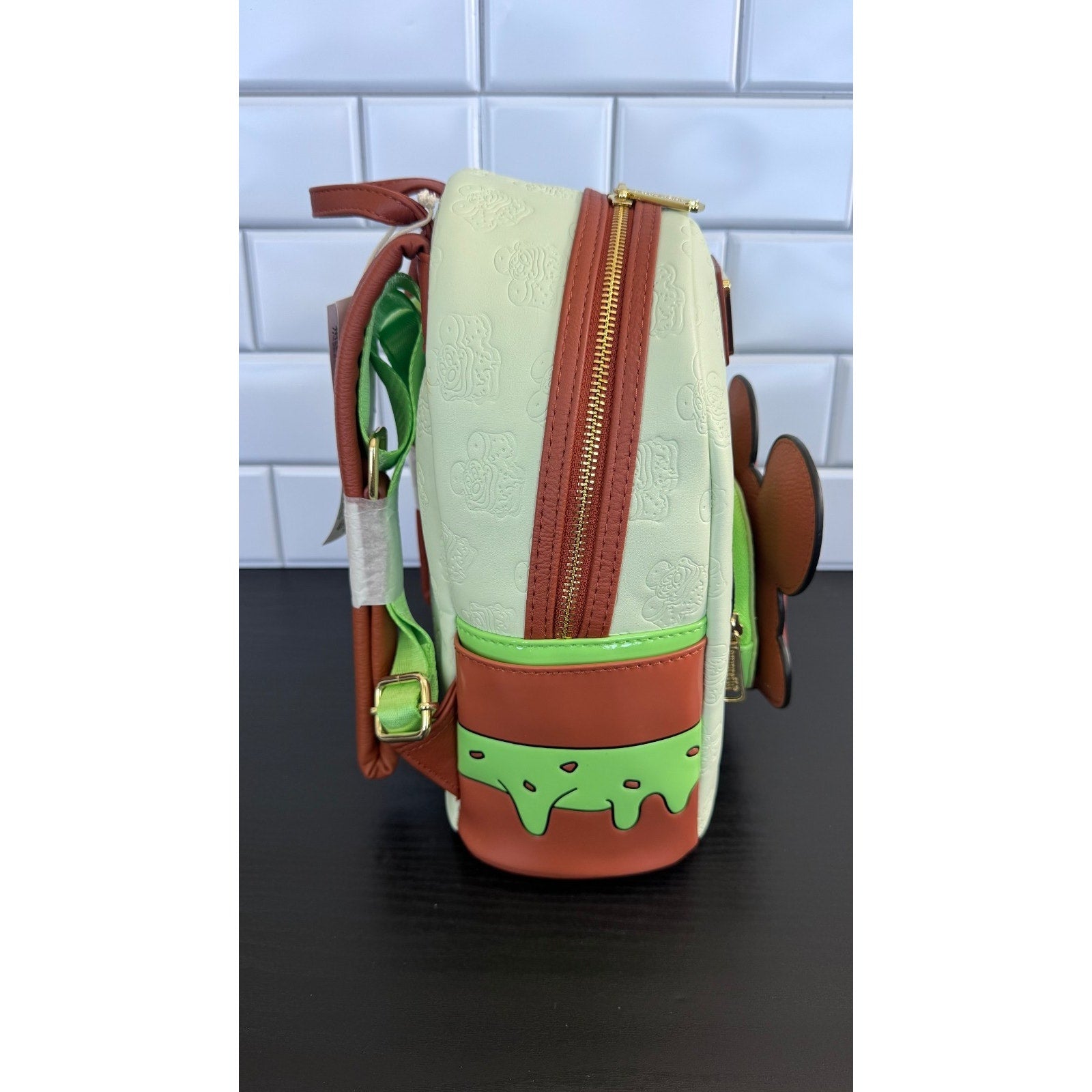 Disney Parks x Loungefly Eats Mint Ice Cream Sandwich Mini Backpack