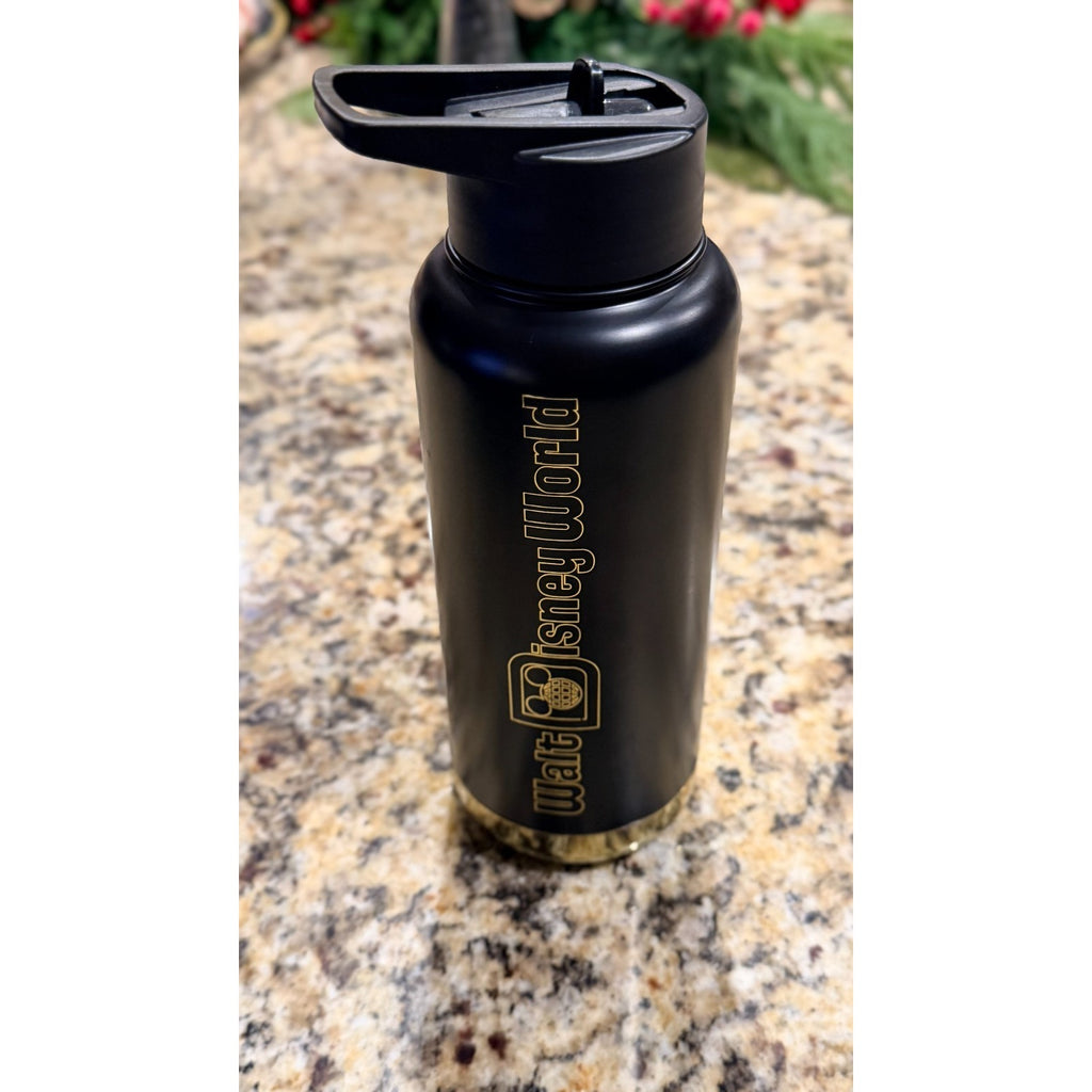 Walt Disney World Cinderella Castle Tumbler - Black & Gold 31.5oz