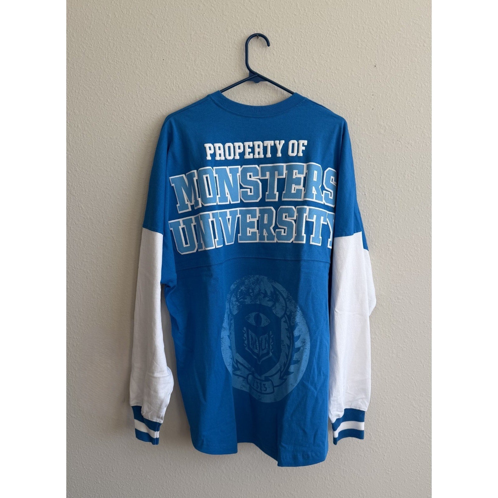 New Walt Disney Parks Monsters University Spirit Jersey Monsters Inc Size L NWT