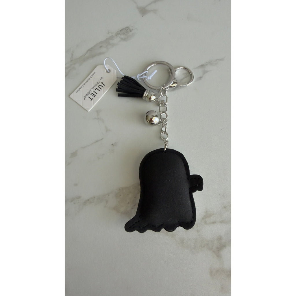 Juliet Crystal Avenue Halloween Rhinestone Ghost Keychain Bag Charm NWT