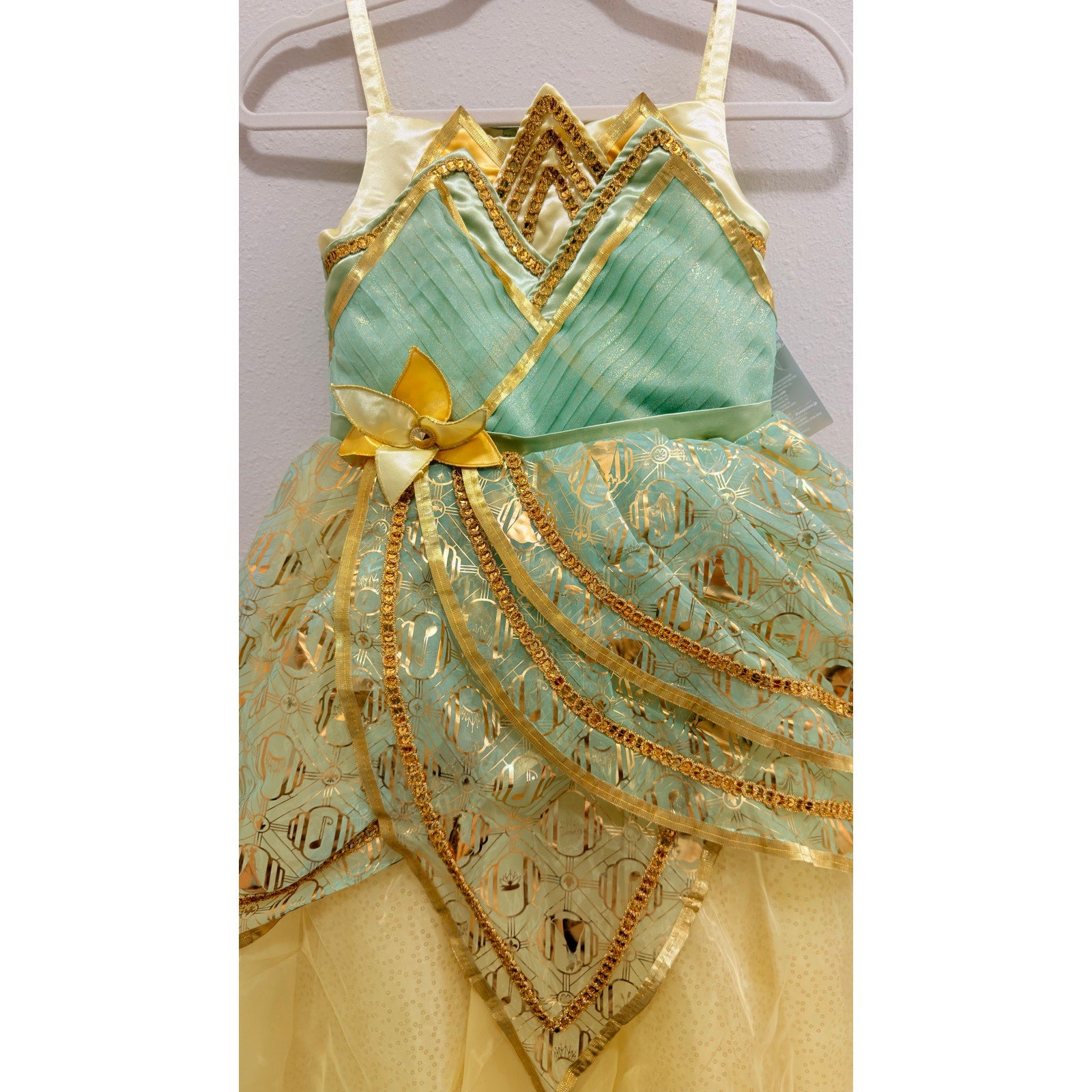 Disney Parks Princess Tiana Costume Dress – Youth Size 7/8 NWT