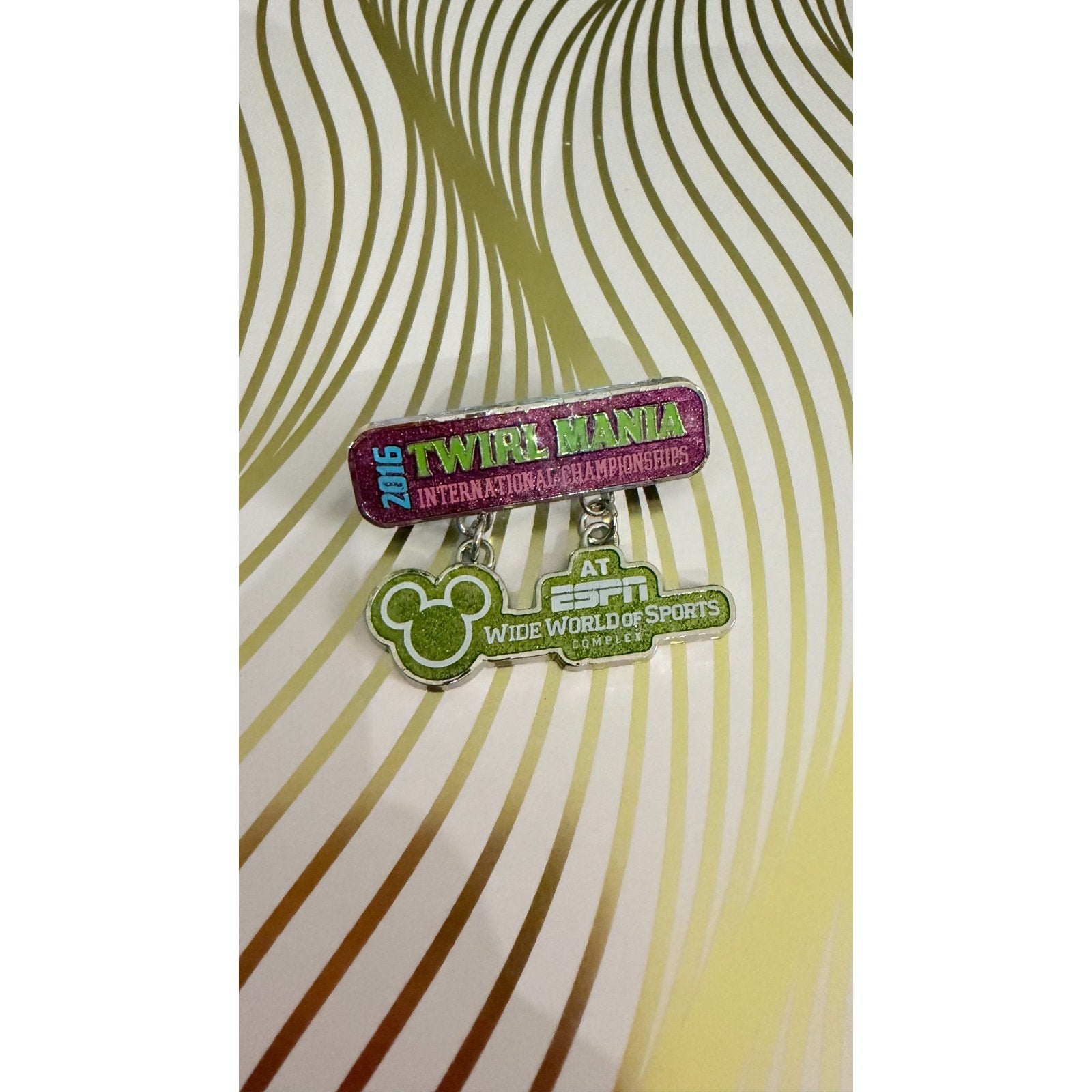 Disney Parks 2016 Twirl Mania Championships Pin