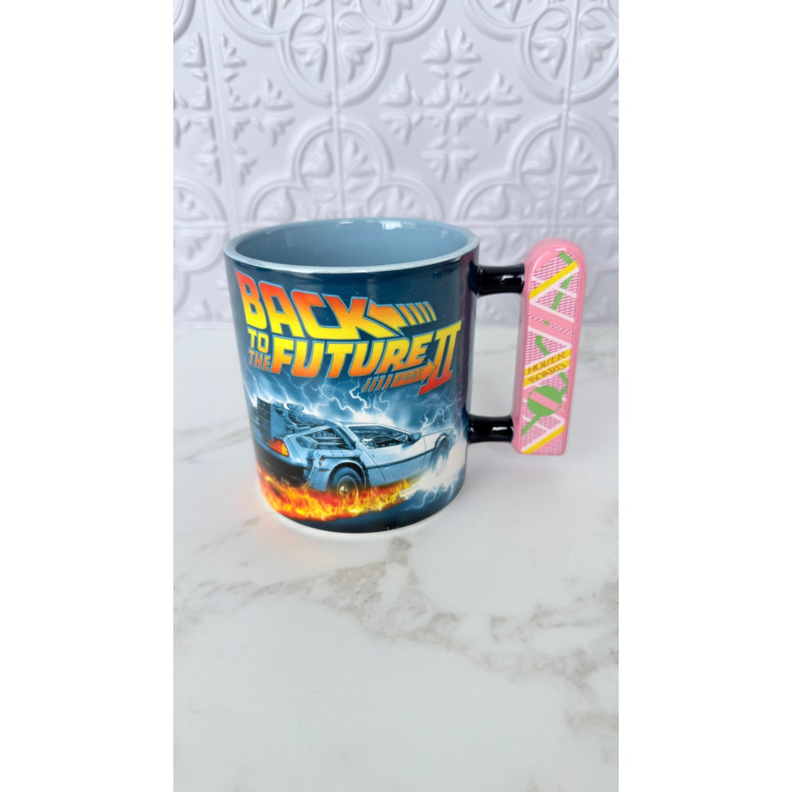 Back to the Future Part II DeLorean 20 oz Ceramic Mug NEW