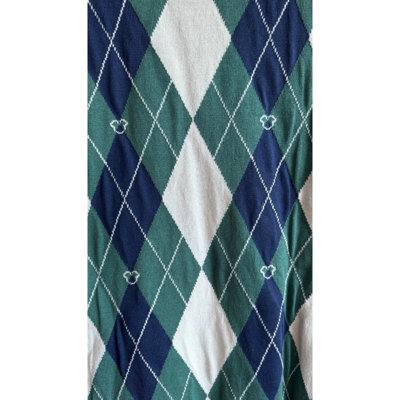 NEW 2025 Disney Parks Mickey Mouse Golf Golf Sweater Vest Men's Large