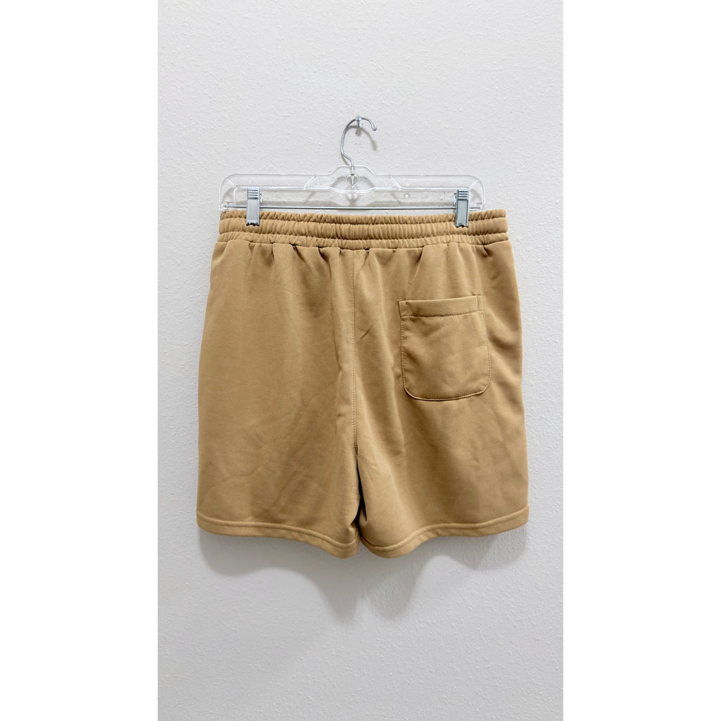 Men's Lounge Shorts – Camel / Tan, Size Large Preowned