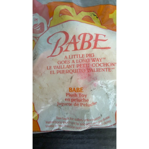 1995 McDonald’s Happy Meal Toy — "Babe" the Gallant Pig (Plush #1)