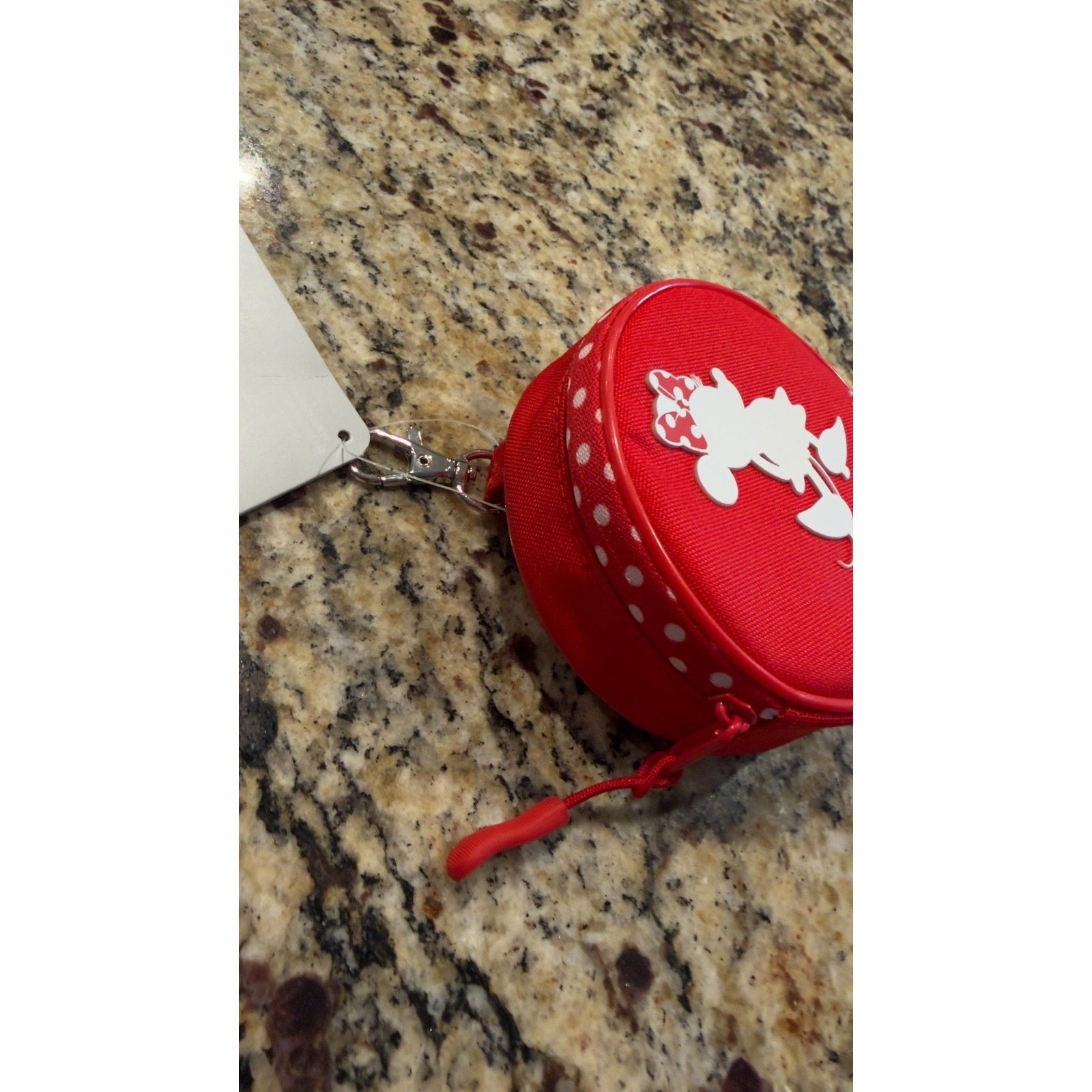 NEW Disney Parks Walt Disney World Minnie Mouse Polka Dot Bag Charm