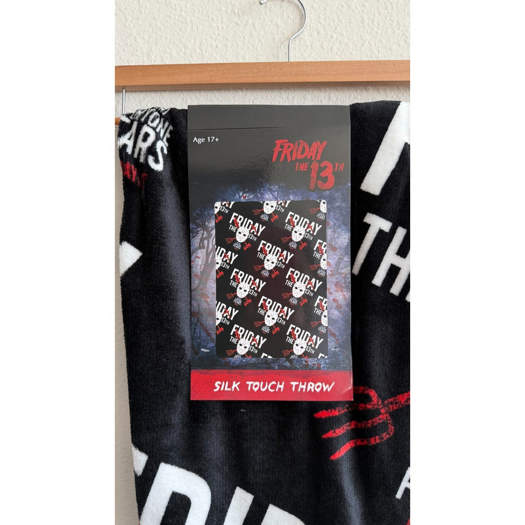 NEW Friday The 13th Jason Mask Throw Blanket - 50" x 70" Horror