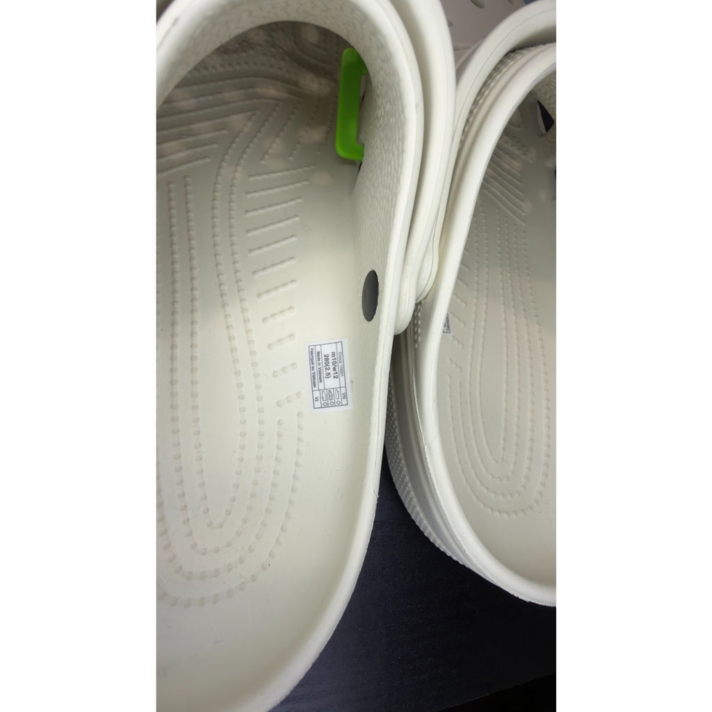 Crocs Classic Clog - Unisex Slip-On (Bone) M10/W12 NWT