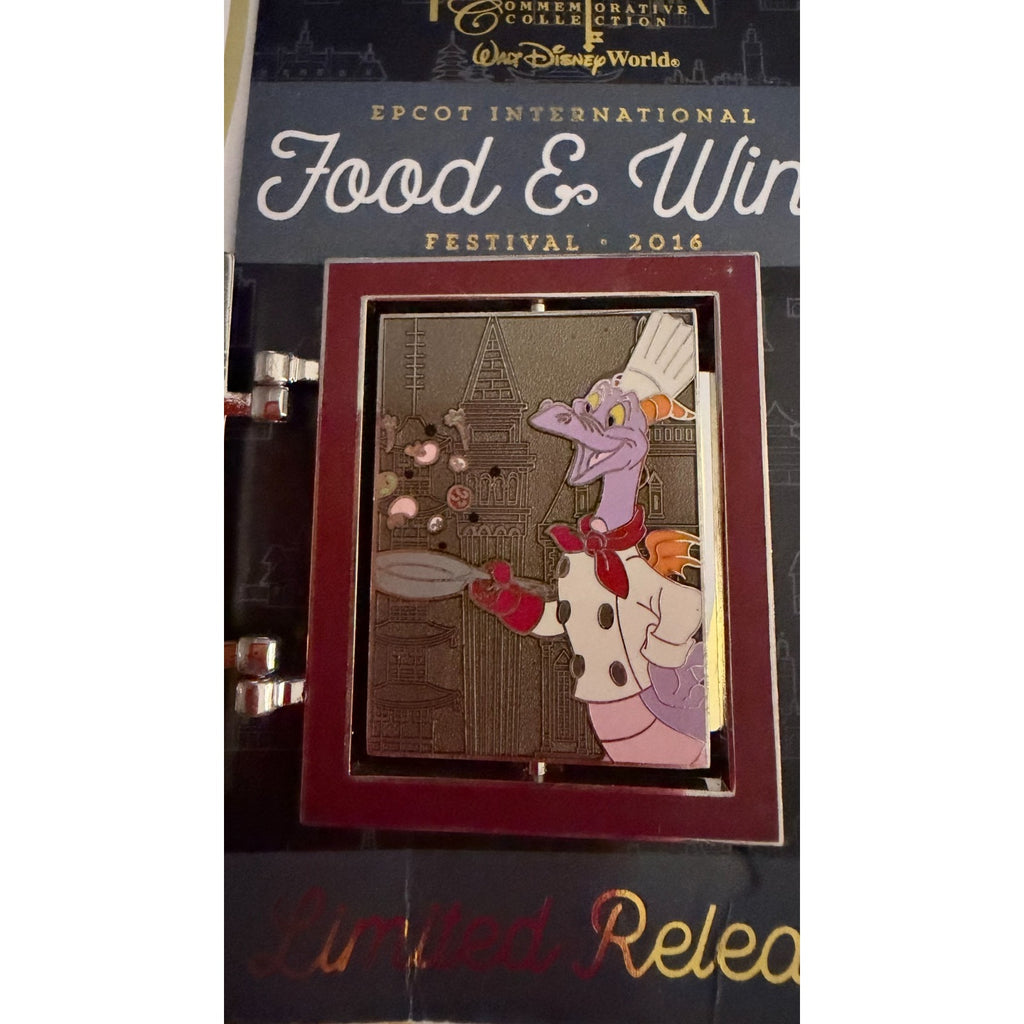 Disney Parks 2016 EPCOT Food & Wine Passholder Figment Hinge Pin