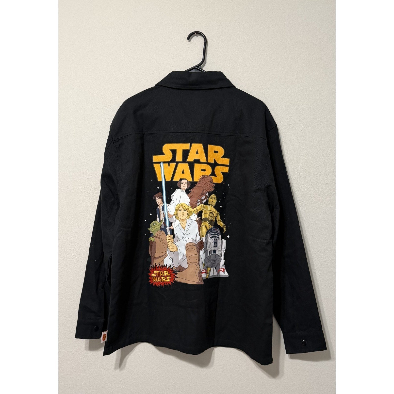 NWT Disney Star Wars Classic Characters Twill Jacket - Adult Large (L)