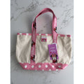 Old Navy x Disney Minnie Mouse Canvas Small Tote Bag Pink Polka Dot NWT