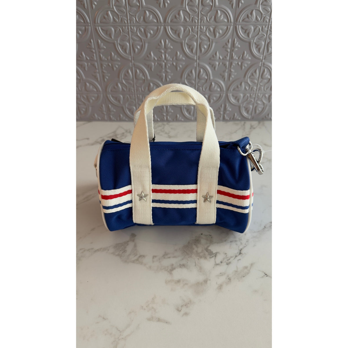 Converse Chuck Taylor Mini Duffel Shoulder Bag Blue Crossbody Purse NEW