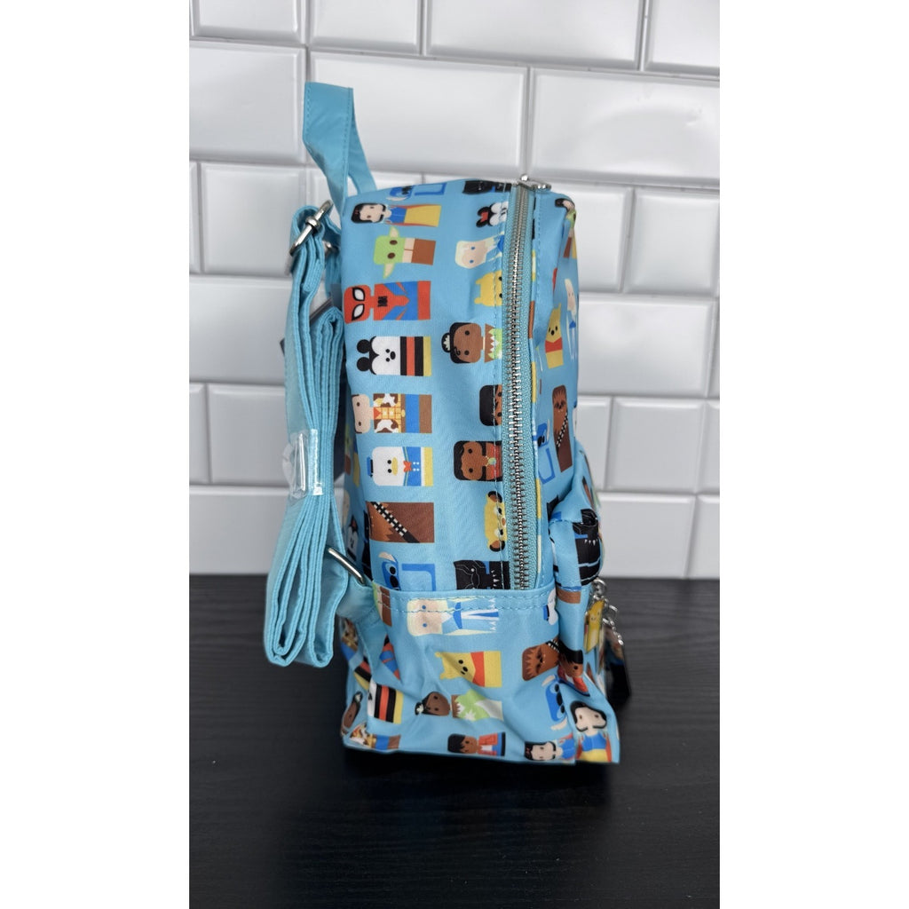 Disney Parks Disney100 Celebration Unified Characters Backpack with Charms NWT