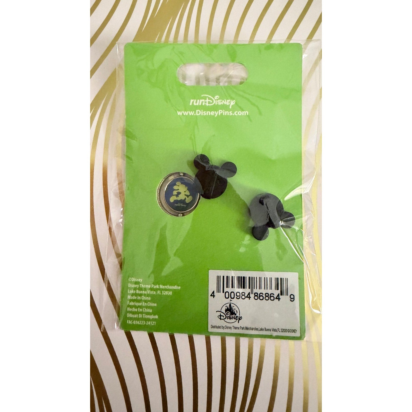 runDisney Mickey Mouse "Every Mile is Magic" Spinner Pin