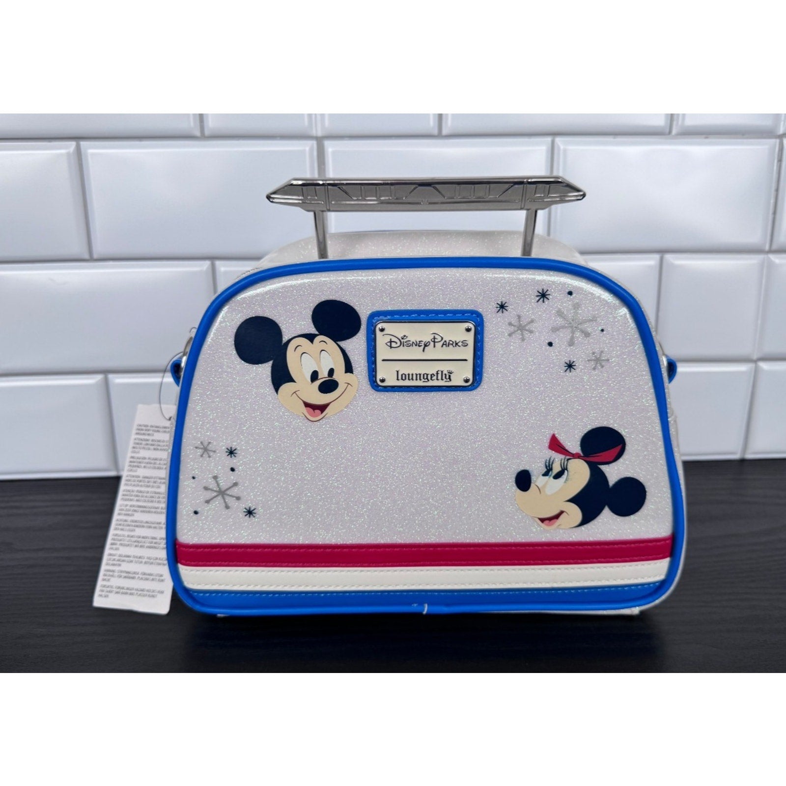 Disney x Loungefly 50th Anniv. Monorail Contemporary Resort Crossbody & Ears NWT