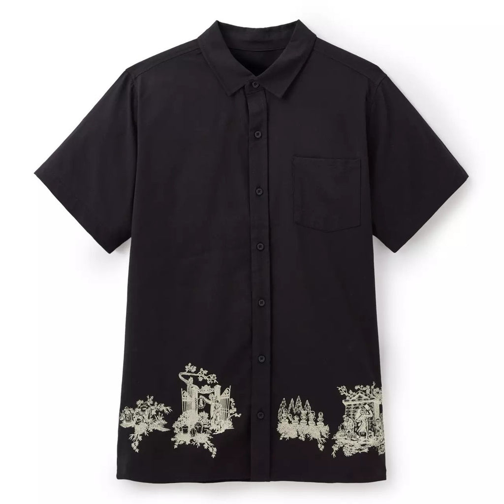 NWT The Haunted Mansion Our Universe Men’s Woven Button-Down Shirt – Large