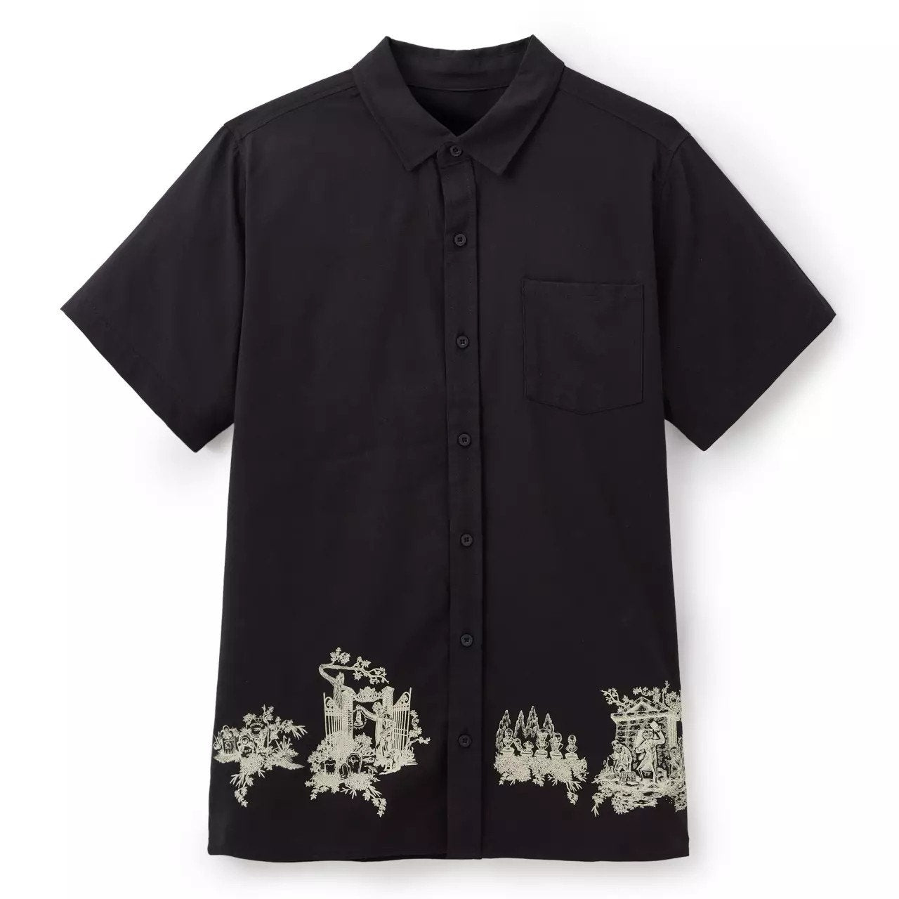 NWT The Haunted Mansion Our Universe Men’s Woven Button-Down Shirt – Large