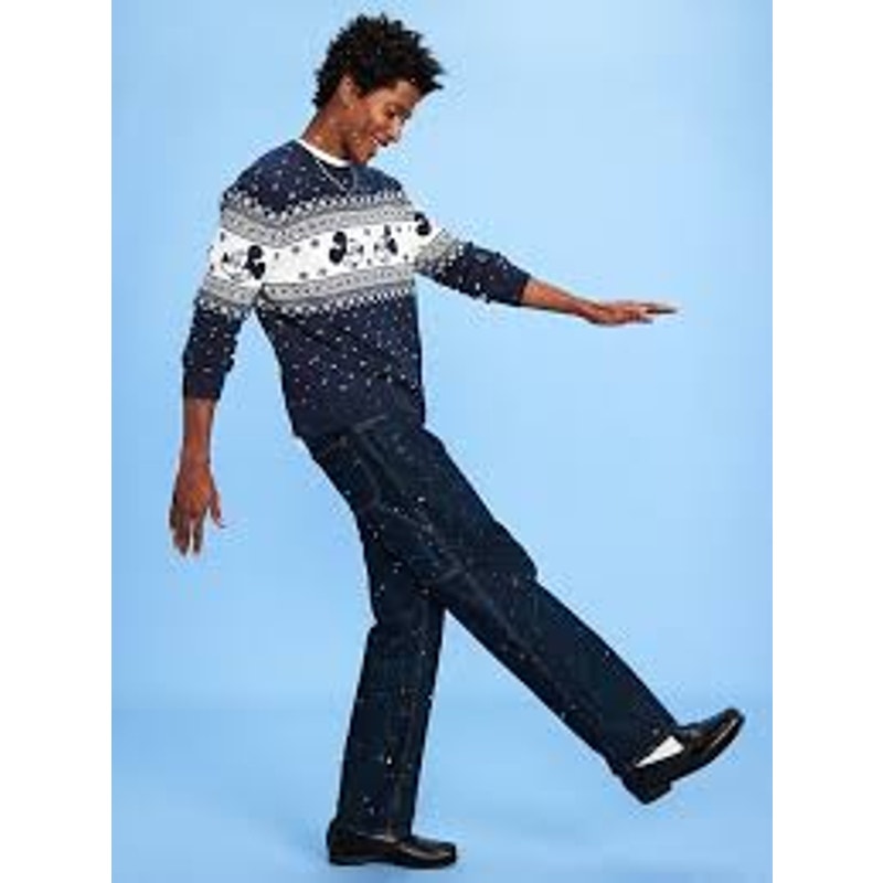 Old Navy x Disney Mickey Mouse Fair Isle Sweater – Men's Large – NWT