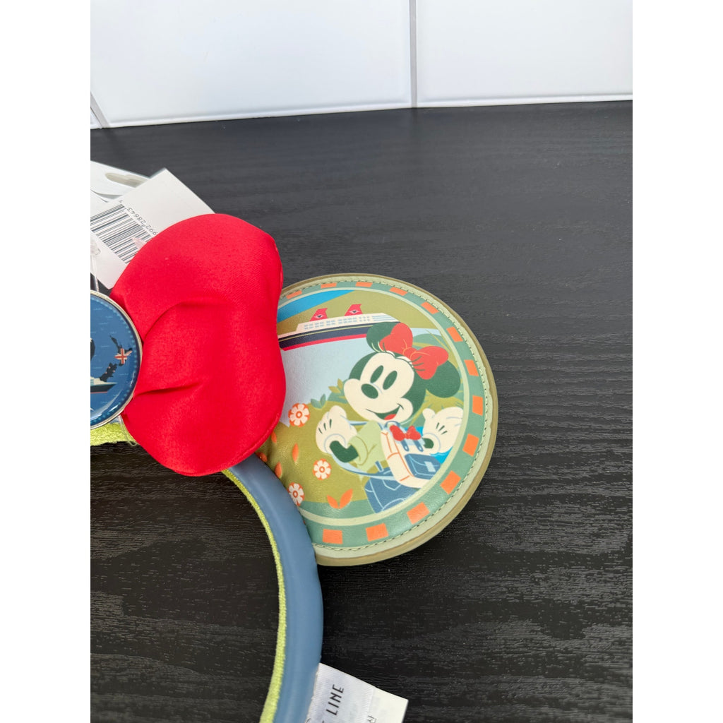 Disney Cruise Line Mickey & Minnie Australia Ear Headband NWT