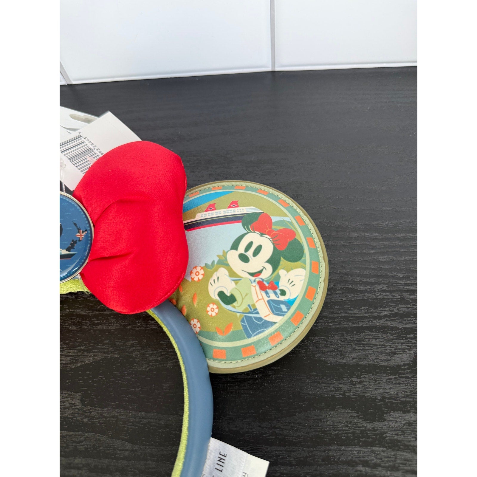 Disney Cruise Line Mickey & Minnie Australia Ear Headband NWT