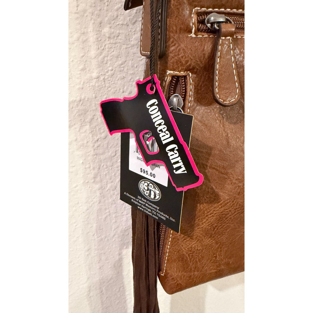 Angel Ranch Southwest Fringe Conceal Carry Crossbody Bag - NWT