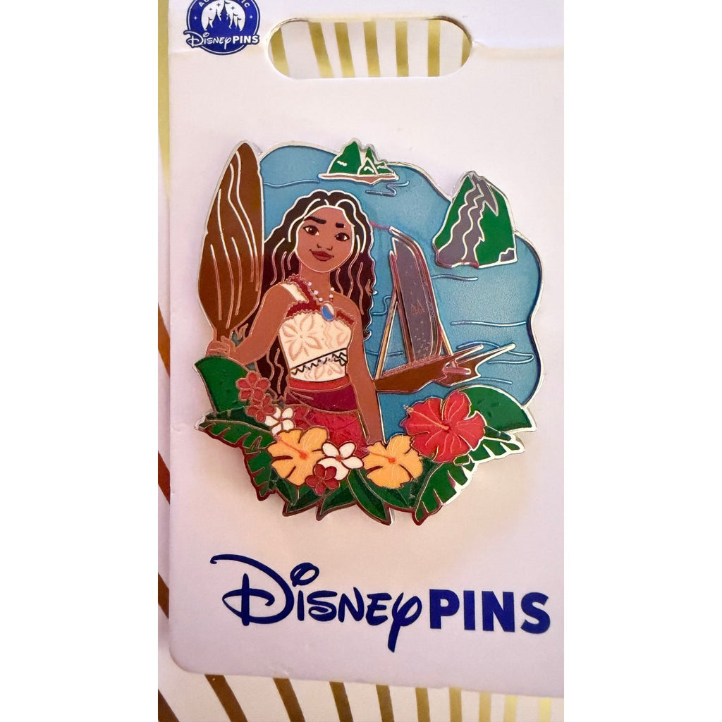 NEW Disney Parks 2024 Moana "Flowers" Pin