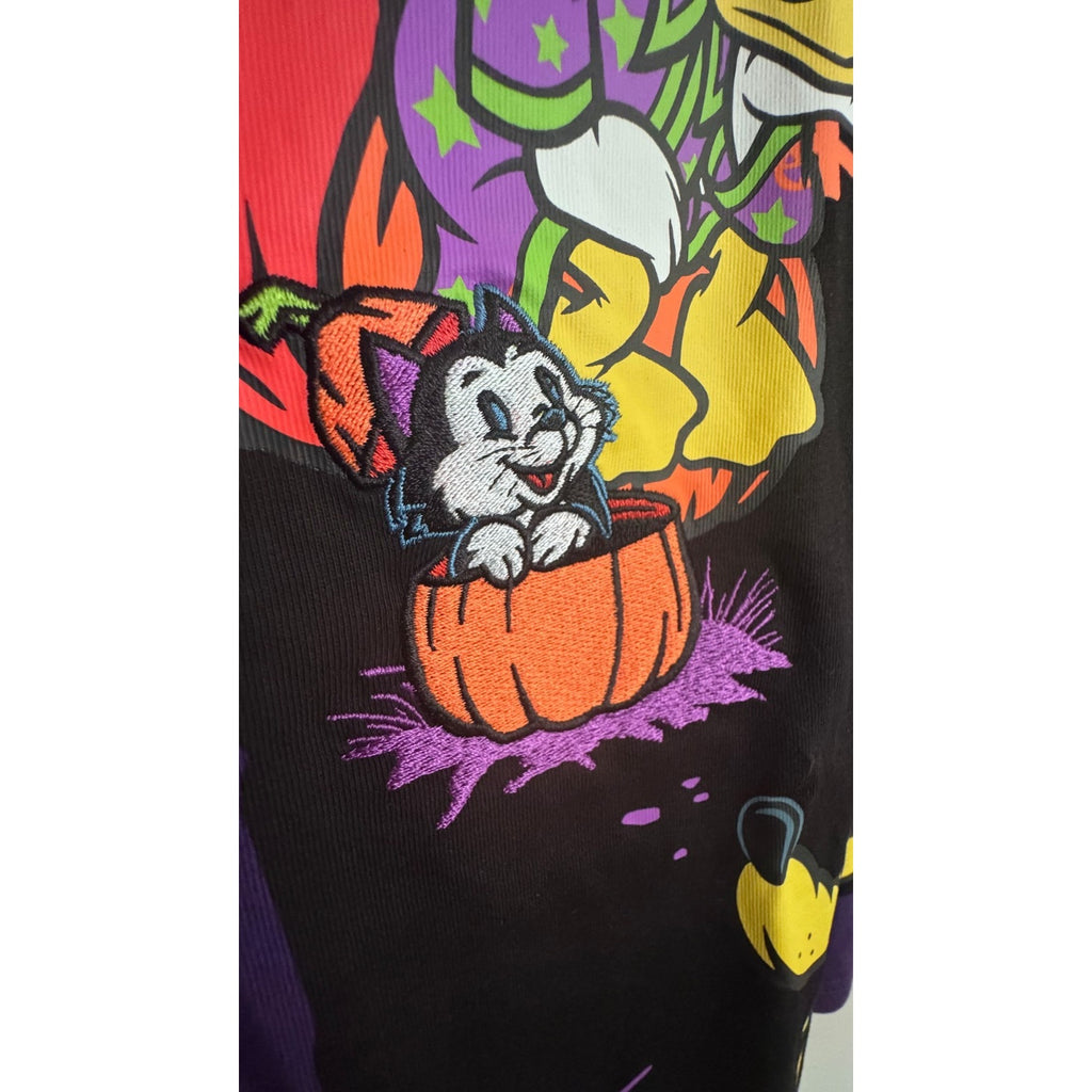 NEW DCL 2024 Halloween High Seas Mickey & Friends Embroidered T-Shirt (Large)
